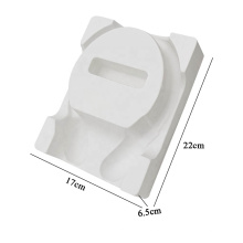 Custom Made White PVC Big Blister Fashionable Packaging Tray For Earphone